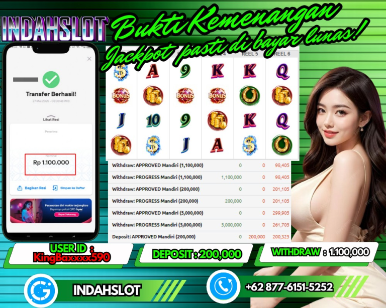 INDAHSLOT JACKPOT Gold Blitz Rp.1,100,000,- LUNAS!!