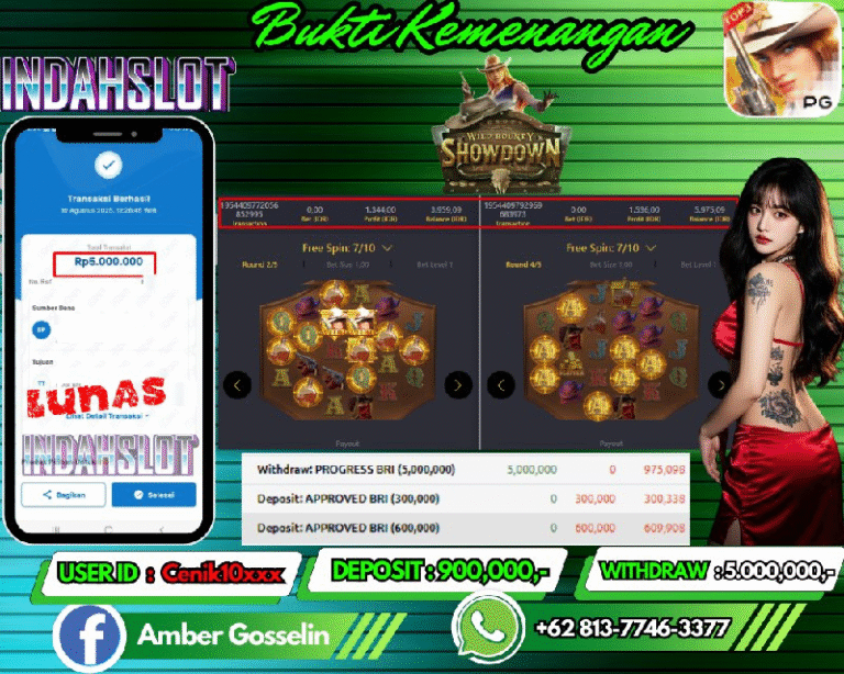 INDAHSLOT JACKPOT Wild Bounty Showdown Rp.5.000,000,- LUNAS!!